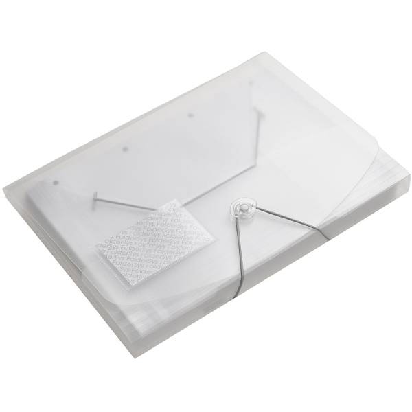 Sammelmappe Jumbo A4 PP mit Gummizug farblos transluzent