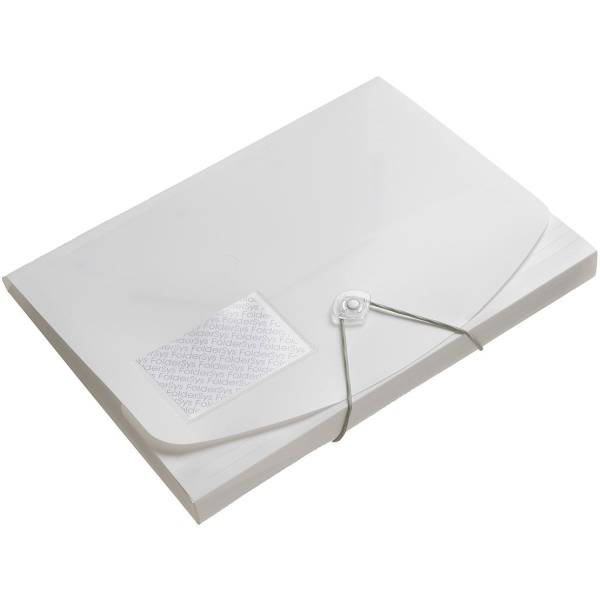 Sammelmappe Jumbo A4 PP mit Gummizug weiß