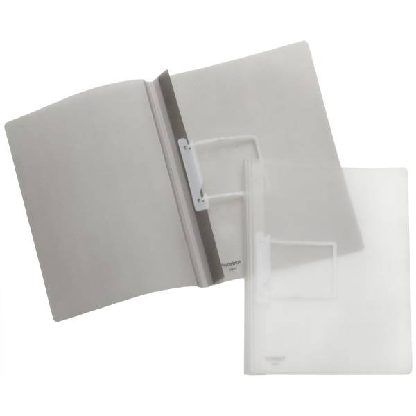 Multihefter A4 PP U-Clip/Heftzunge transluzent rauchtopas