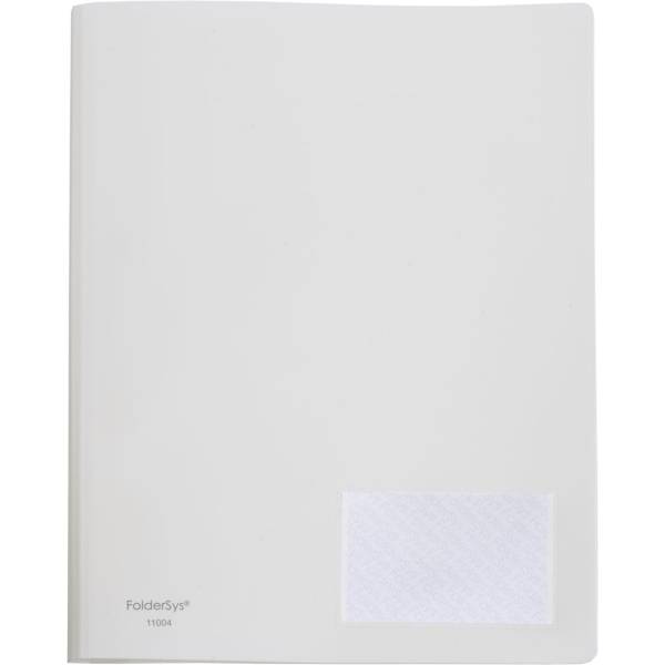 Multihefter A4 PP U-Clip/Heftzunge vollfarbig weiß