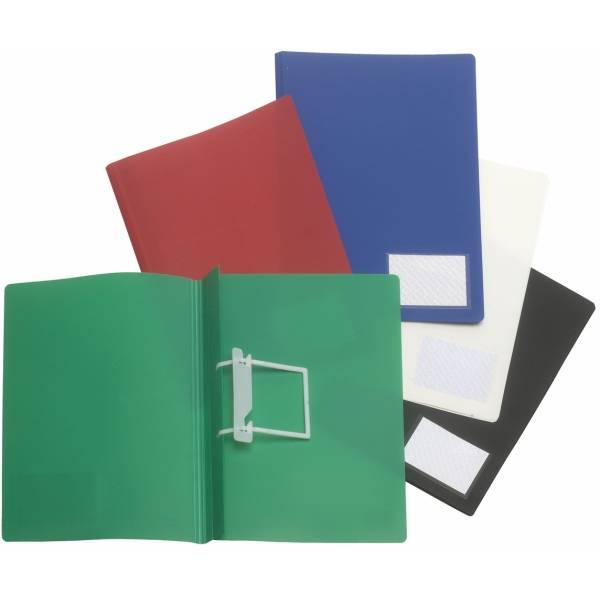 Multihefter A4 PP U-Clip/Heftzunge vollfarbig weiß