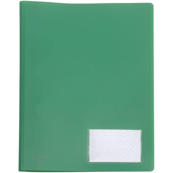 Multihefter A4 PP U-Clip/Heftzunge vollfarbig grün