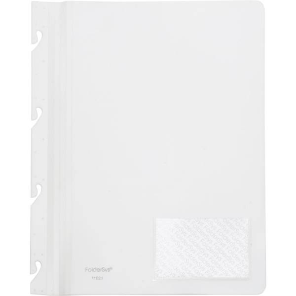 Einhakhefter Variant A4 PP vollfarbig weiß