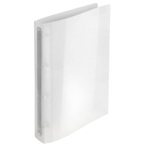 Präsentations-Ringbuch A4 4-Ringe 25mm Rücken 40mm PP farblos transluzent