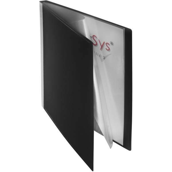 Sichtbuch A4 10 Hüllen Rückentasche PP schwarz