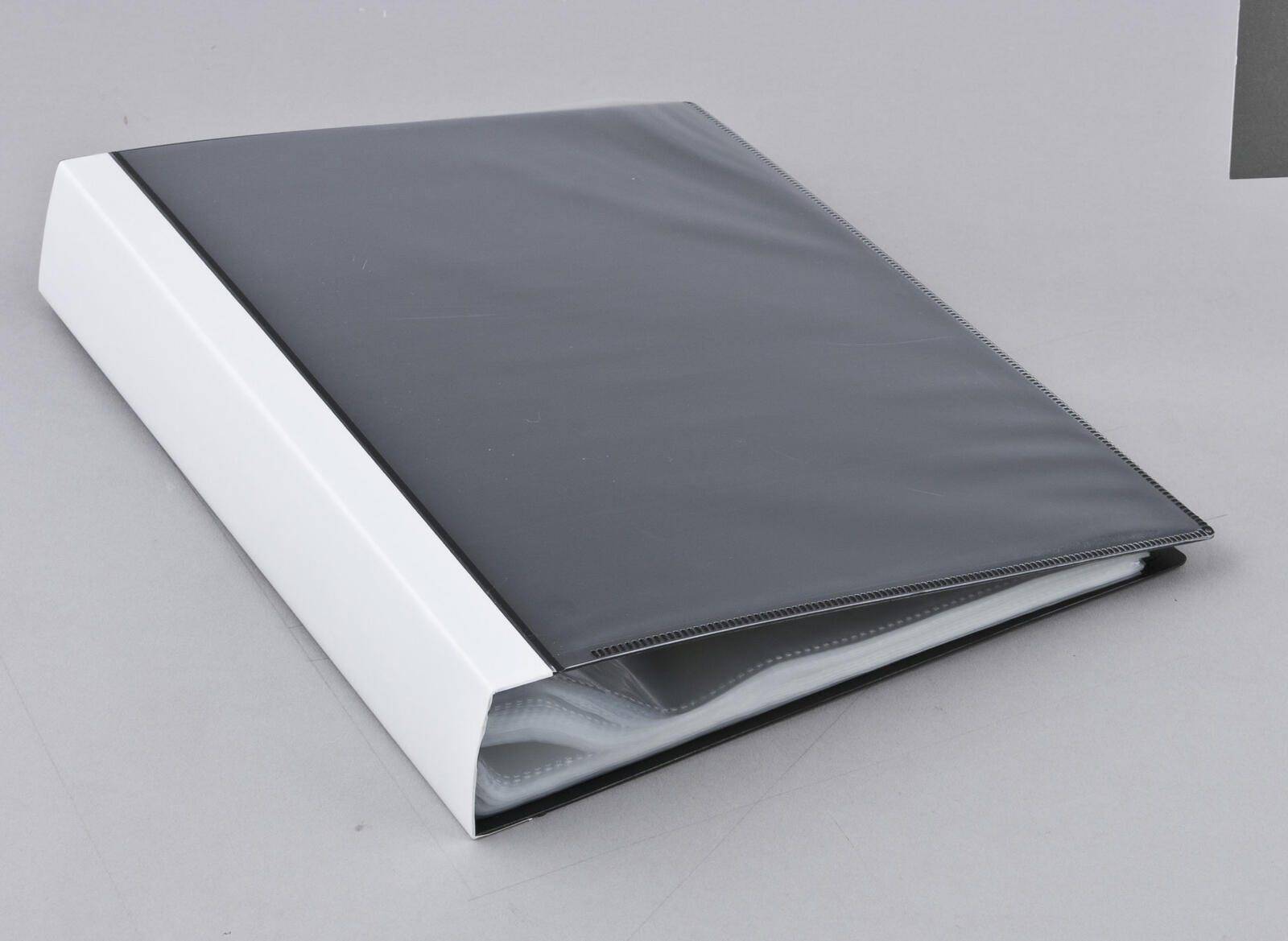 Präsentations-Sichtbuch A4 100 Hüllen PP schwarz