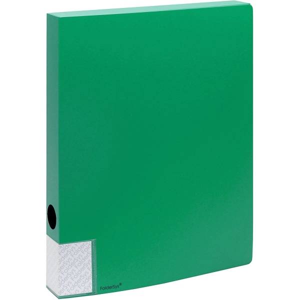 Dokumentenbox A4 PP 35mm vollfarbig grün