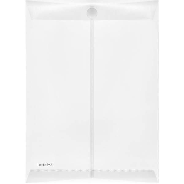 Dokumentenmappe A4 hoch PP Klettverschluss farblos matt