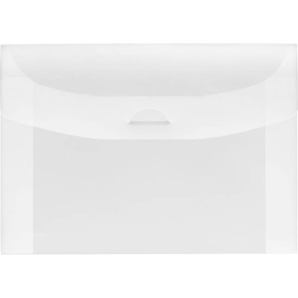 Dokumentenmappe A4 PP Steckverschluss ungeschweißt farblos transluzent