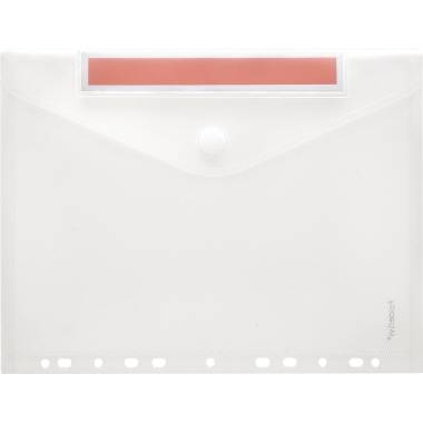 Foldersys Sichttasche 40165-04DIN Index A4 Abheftrand tr 10 St./Pack.