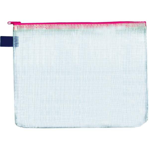 Reißverschlusstasche B6 PVC rot