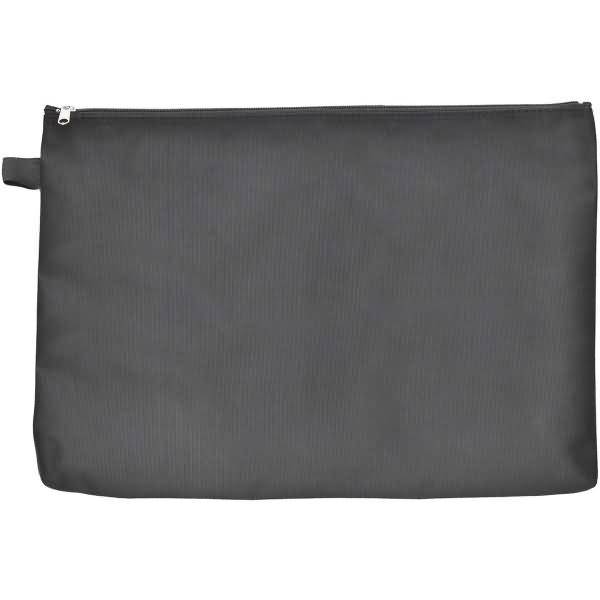 Reißverschluss-Beutel A4 mit Zip Nylon schwarz