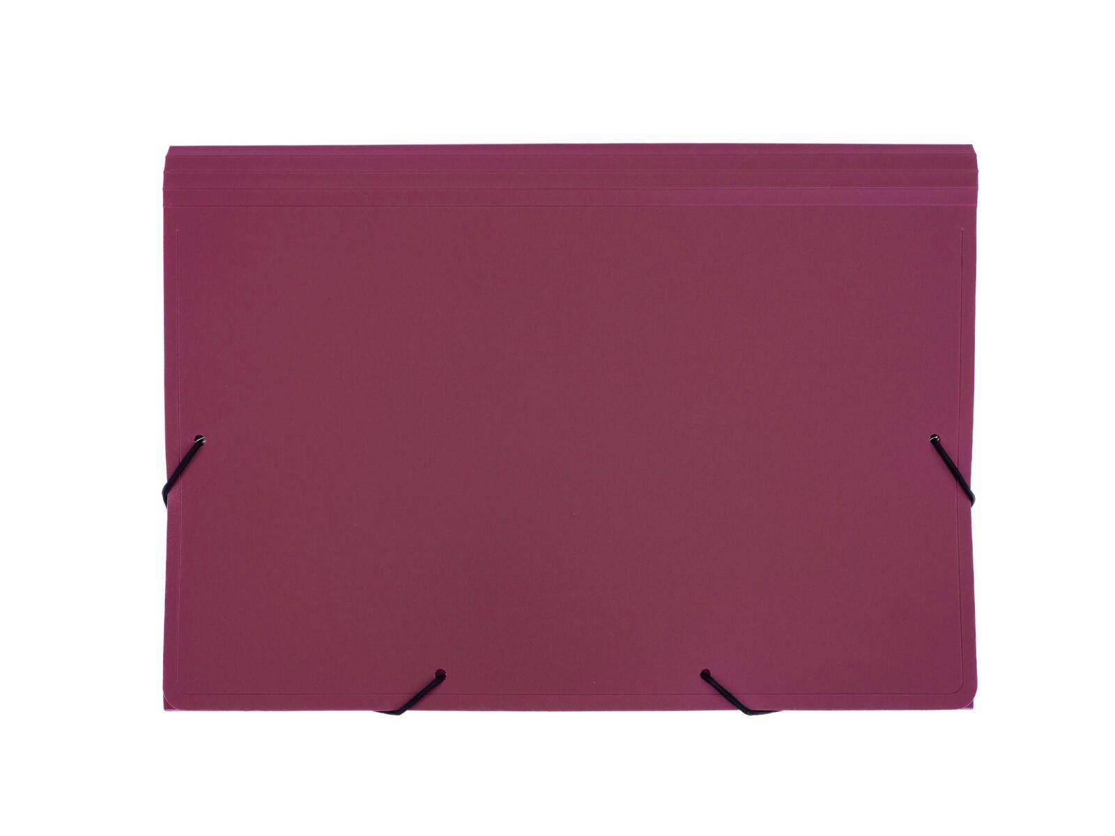 FolderSys Fächermappe 5 Fächer rot