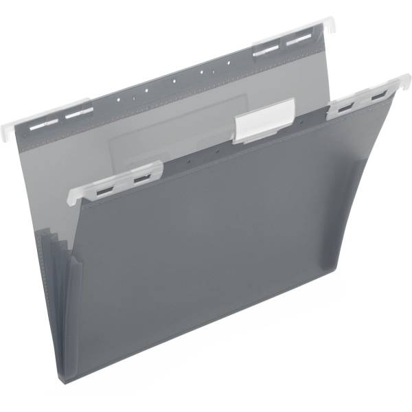 Hängemappe A4 PP anthrazit transluzent