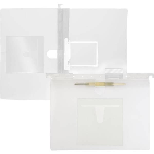 Multi-Hängehefter A4 PP U-Clip/Heftzunge farblos transluzent