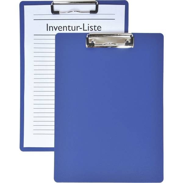 Klemmbrett A4 PP blau