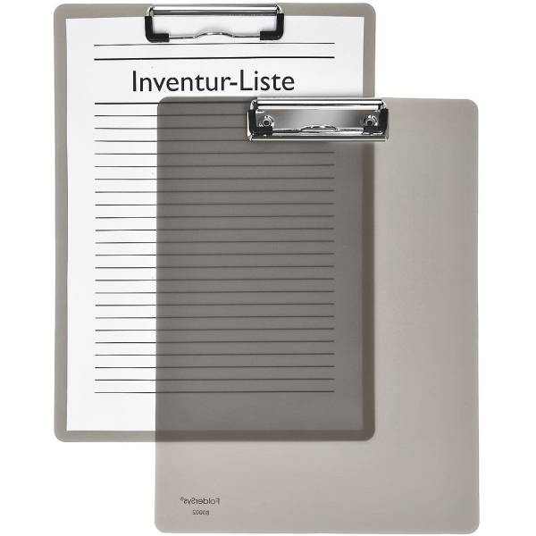 Klemmbrett A4 PP rauchtopas