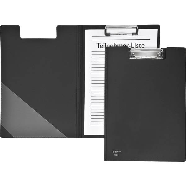 Klemmbrettmappe A4 PP schwarz