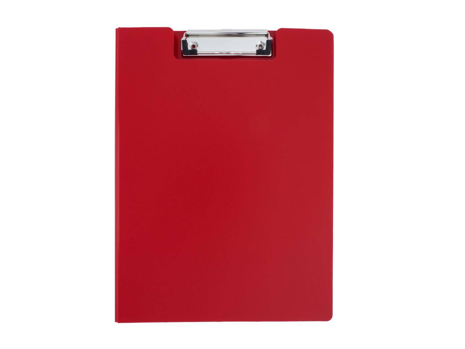 Klemmbrettmappe A4 PP rot