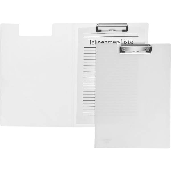Klemmbrettmappe A4 PP transparent
