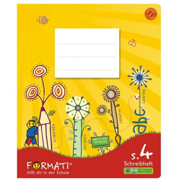 Schreibheft Quart Lineatur S.4 10/5 liniert 20 Blatt