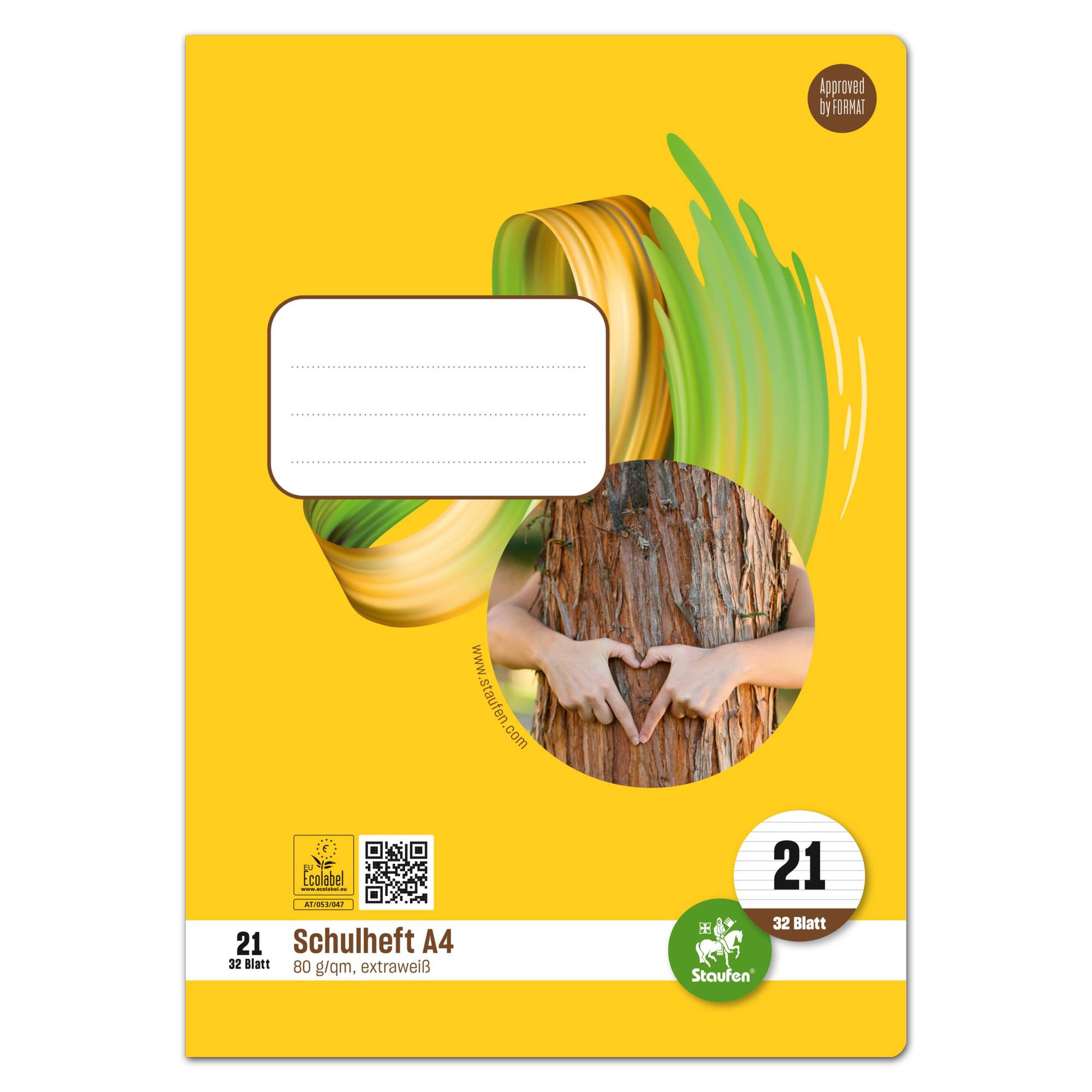Staufen Schulheft Style 040432021 A4 80g 32Bl Lin21 lin