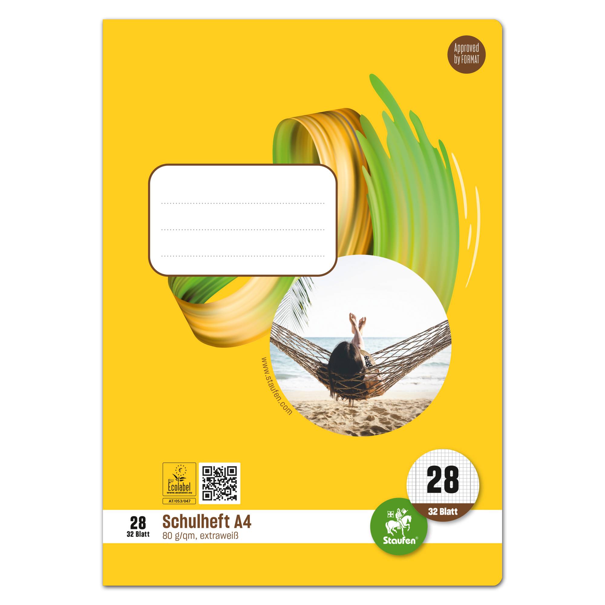 Schulheft A4 Lineatur 28 32 Blatt