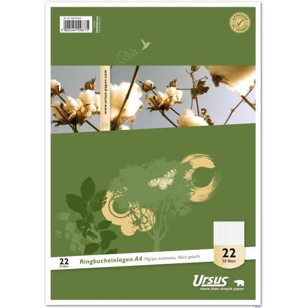 Ringbucheinlage A4 70g/qm 50 Blatt kariert