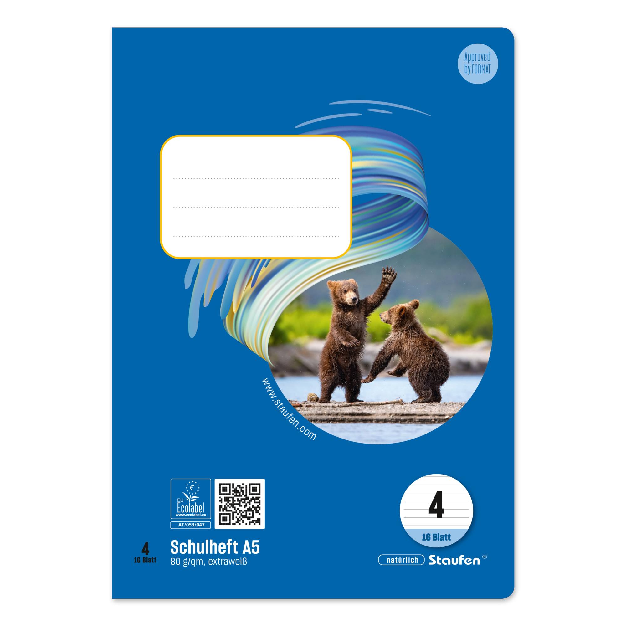 Staufen Schulheft Style 040516004 A5 80g 16Bl Lin4 lin