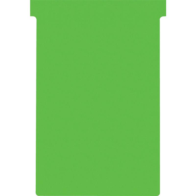 nobo T-Karten, Größe 4 / 124 mm, 170 g/qm, grün