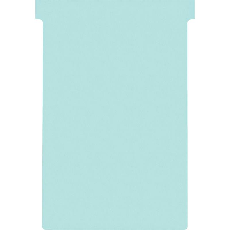 nobo T-Karten, Größe 4 / 124 mm, 170 g/qm, blau