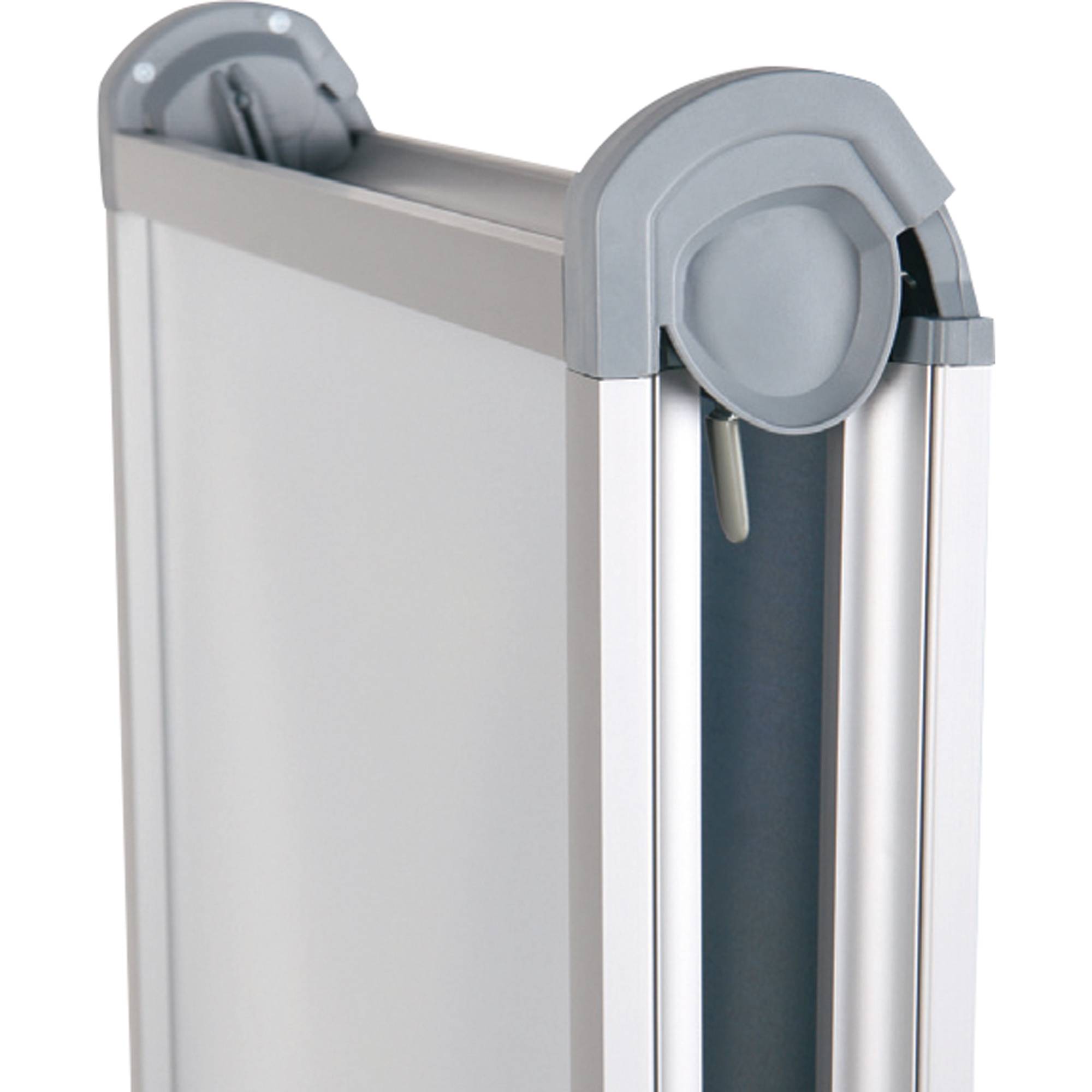 Franken Kundenstopper Design BS1309 für A1 65,2x110x76cm silber