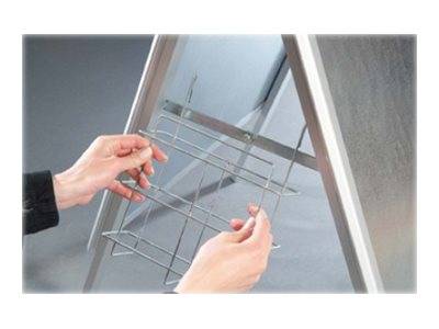 Franken GmbH FRANKEN - Prospektspender - für A4 - Silber