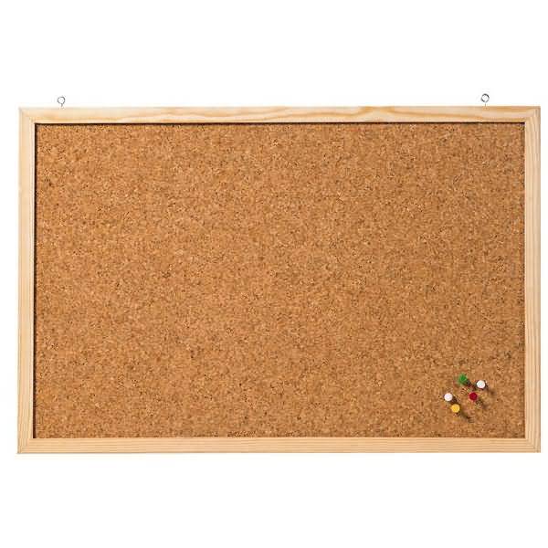 Korktafel Memoboard 60x80 cm Braun