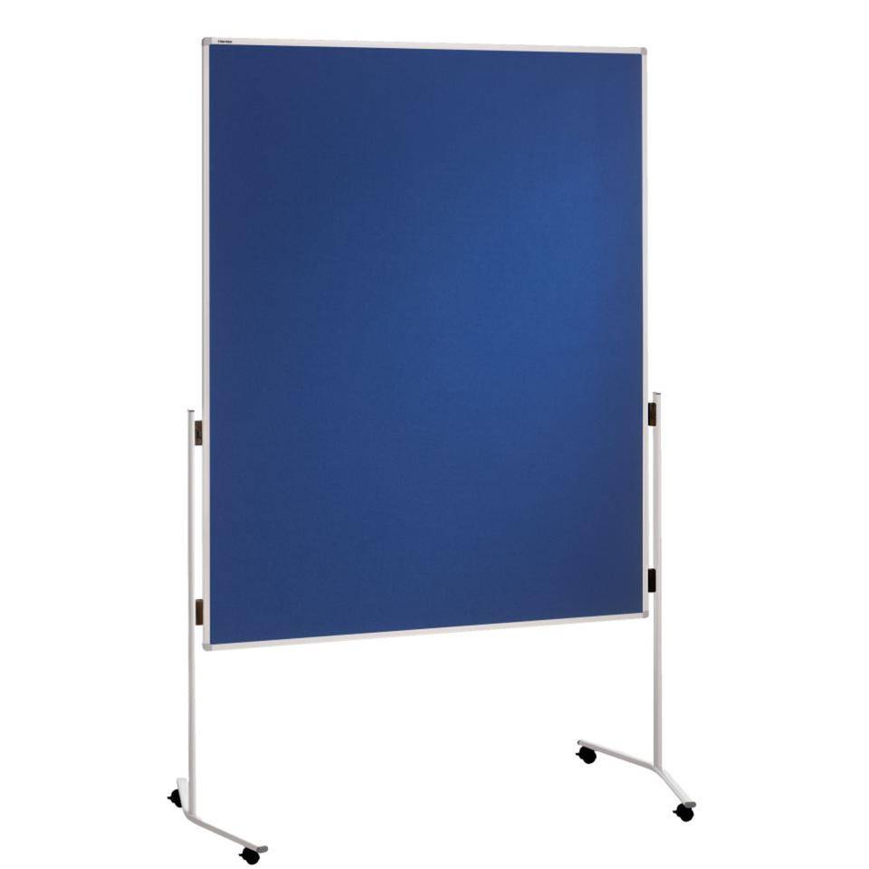 FRANKEN Moderationstafel ECO, einteilig, blau, Tafel:1500x1200mm, Höhe:1950mm, 5,4kg