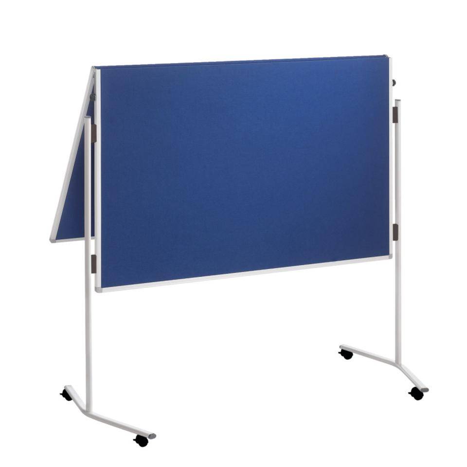 FRANKEN Moderationstafel ECO, faltbar, blau, Tafel:1500x1200mm, Höhe:1950mm, 5,4kg