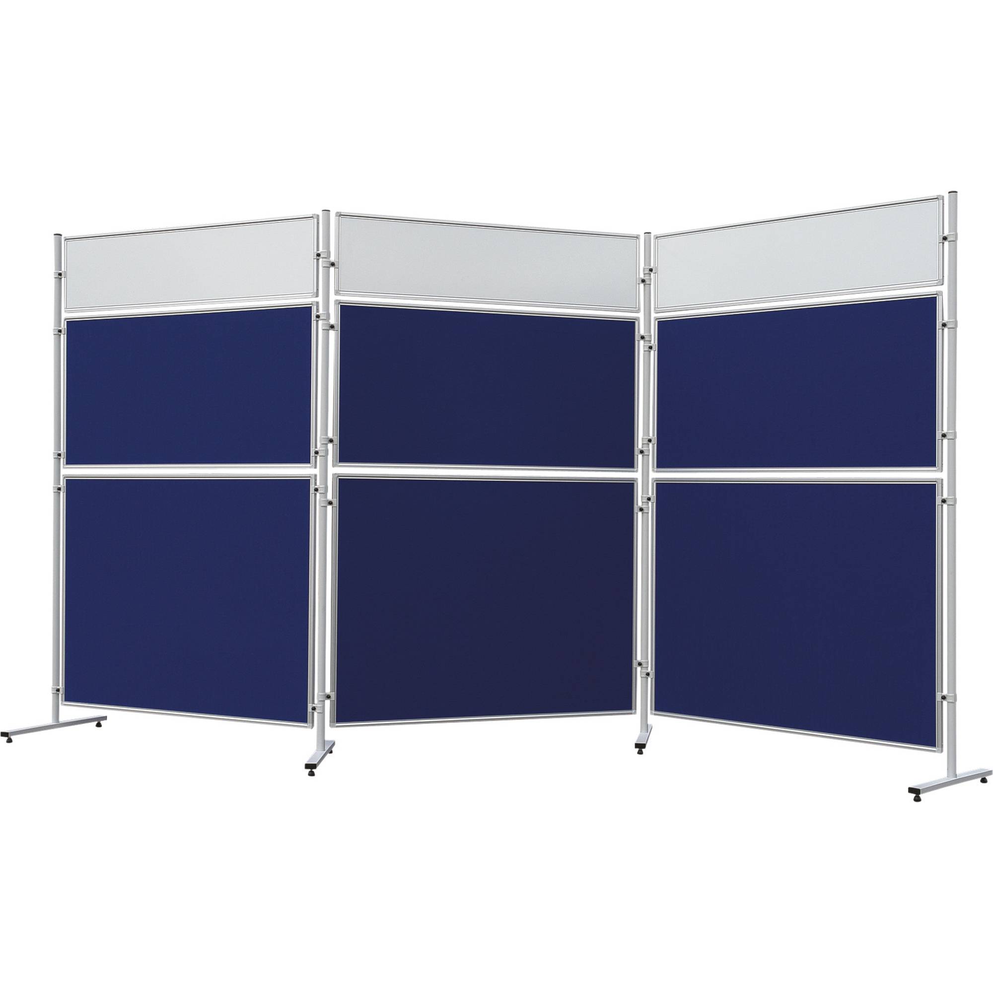 Franken Stellwand-Tafel EL-UTF90 03 90x120cm (HxB) beids. Filz blau