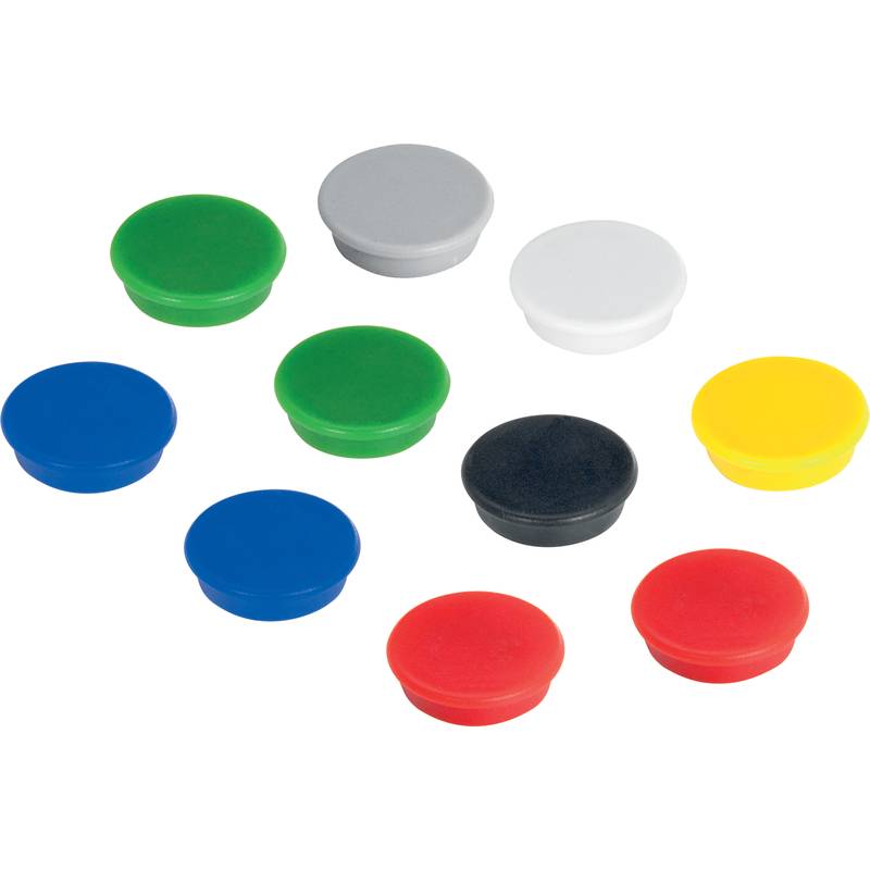 FRANKEN Haftmagnet, Haftkraft: 2,5 kg, Durchm. 38 mm, sort.