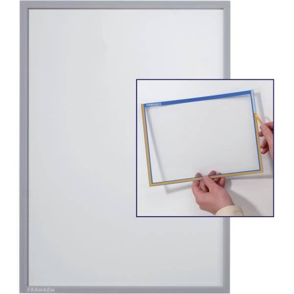 Dokumentenhalter selbstklebend A4 grau