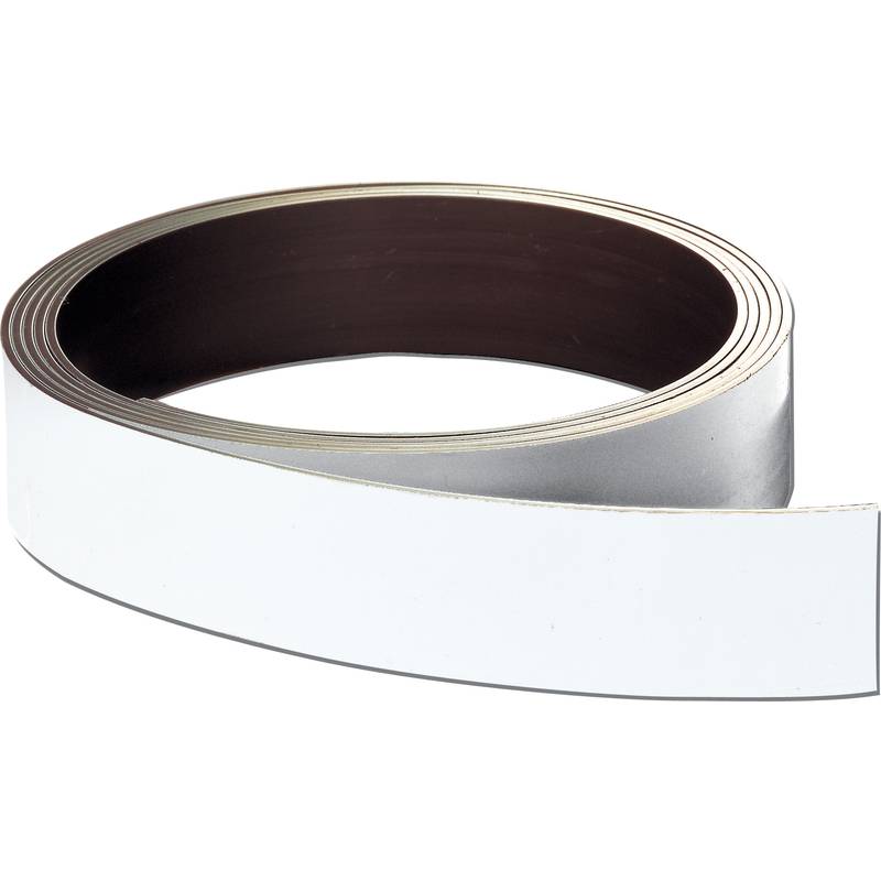 FRANKEN Magnetband, (L)10.000 x (T)0,8 x (H)20 mm, weiß