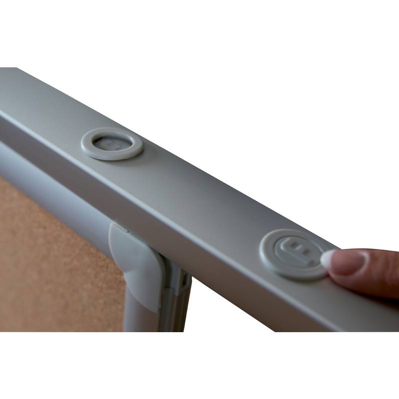 Standbeine für Moderationstafel Pro 100cm silber