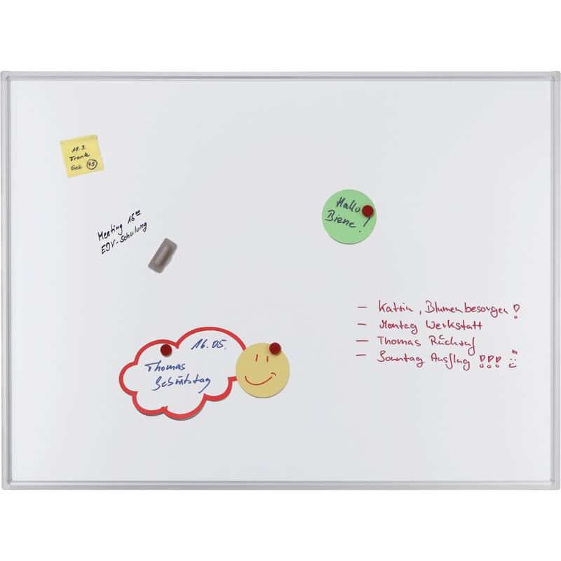 FRANKEN Weißwandtafel ECO, emailliert, 2.400 x 1.200 mm