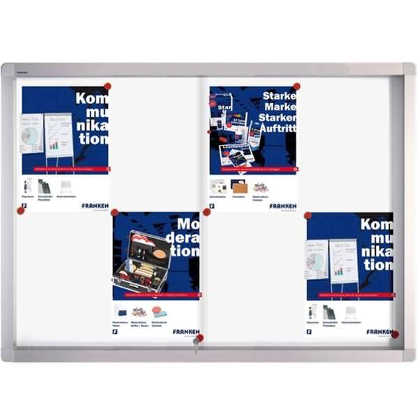 Schaukasten Pro 70,4x97 cm Indoor silber