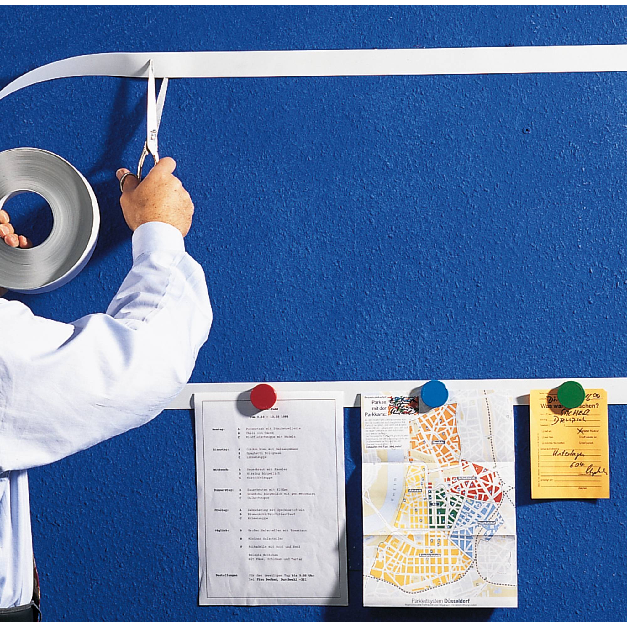 Franken Magnethaftband ST1325 H: 35mm L: 25m weiss