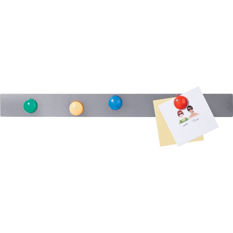 FRANKEN Magnetleiste, 50 x 500 mm, selbstklebend, silber