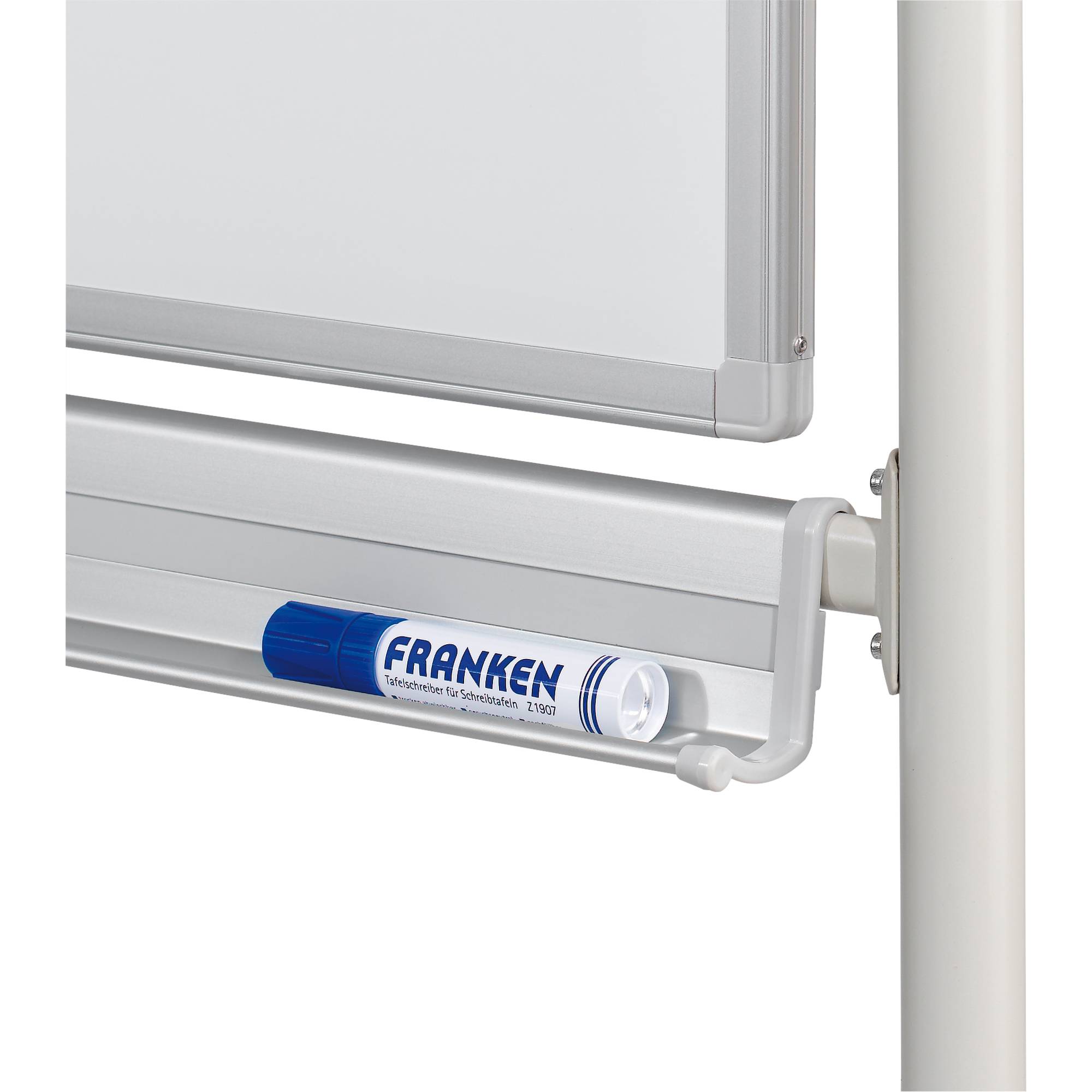 Franken Whiteboard ST202 150x100cm drehbar emailliert weiß