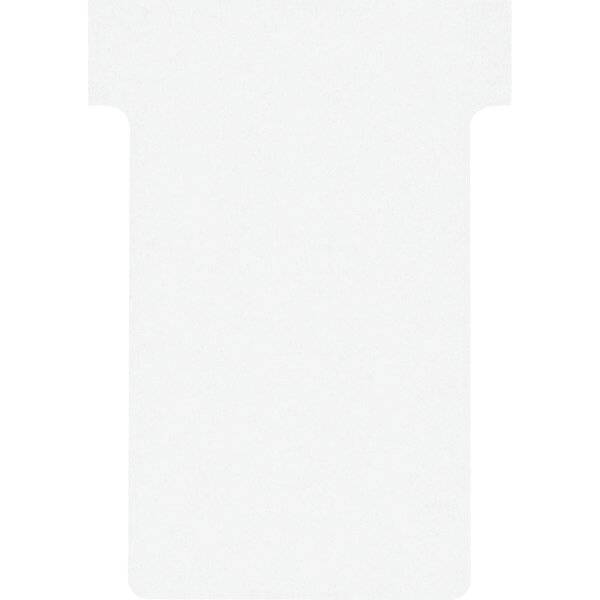 T-Karten Karton Kennzahl 1 16mmx34mm weiß 100 Stück