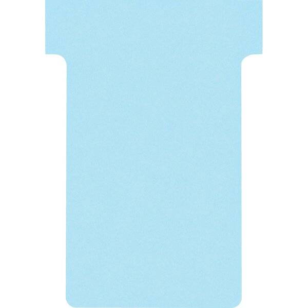 T-Karten Karton Kennzahl 2 85x48mm hellblau 100 Stück