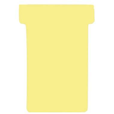 Franken T-Karte TK204 Größe2 84x48mm gelb 100 St./Pack.