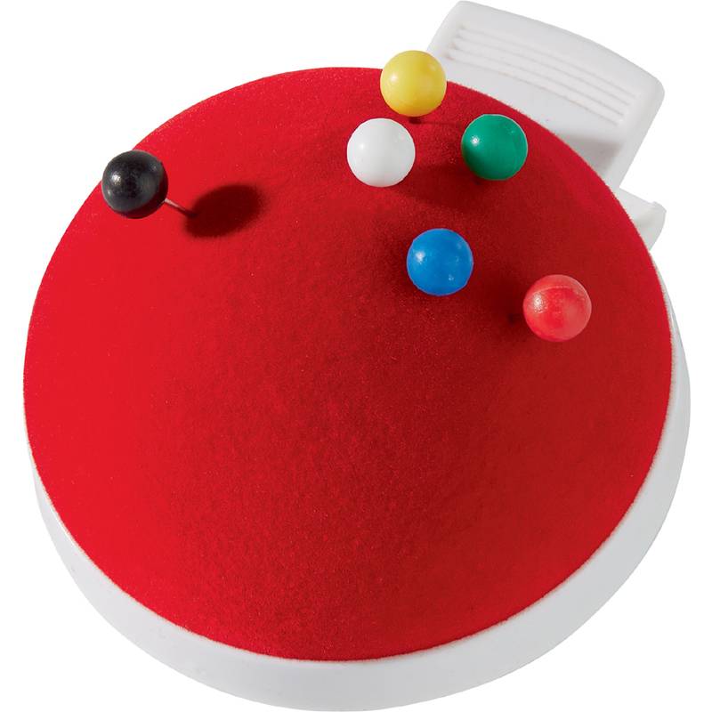 FRANKEN Nadelkissen mit Clip für Moderationskoffer